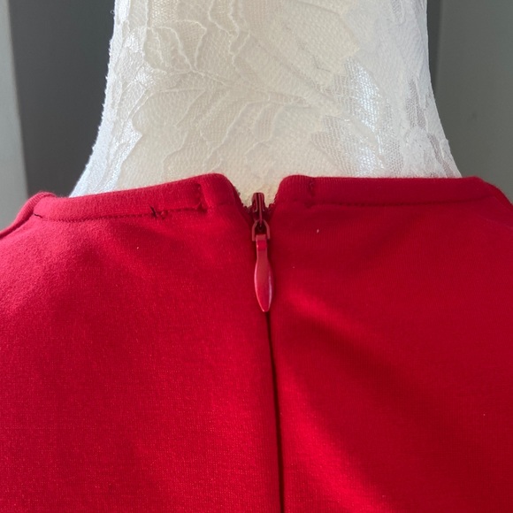 Lulu’s Red V-Neck Mini Dress ❤️ - Picture 6 of 7